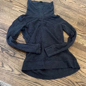 Lululemon funnel neck reversible sweatshirt